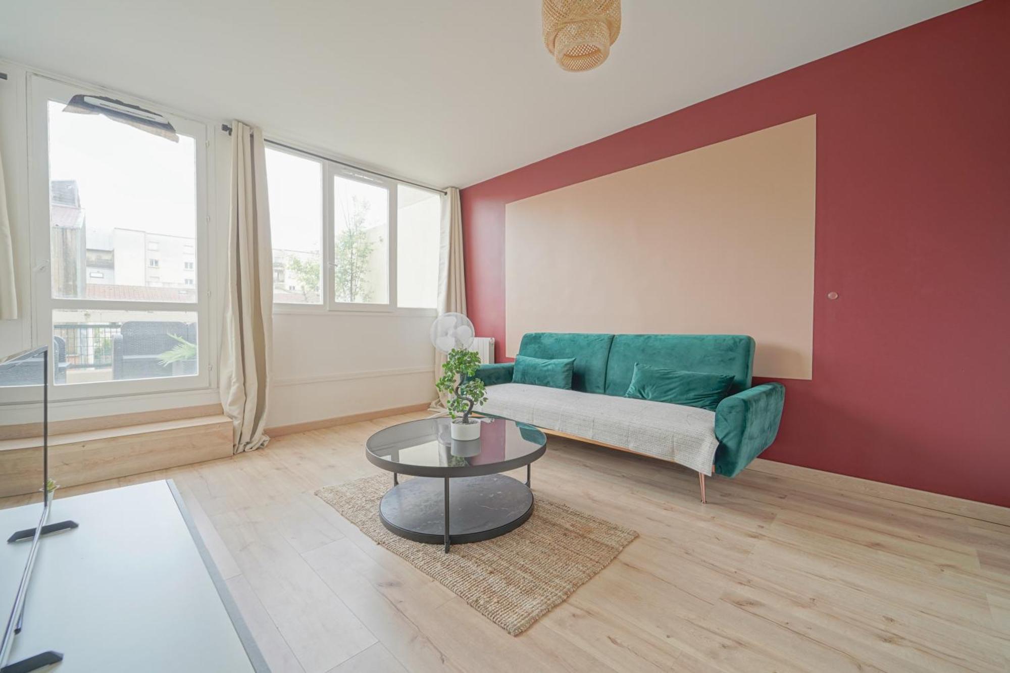 Complete 1Br With Balcony Only 5 Min. On Foot To Metro By Doorman Apartment Сент-Уен Екстериор снимка